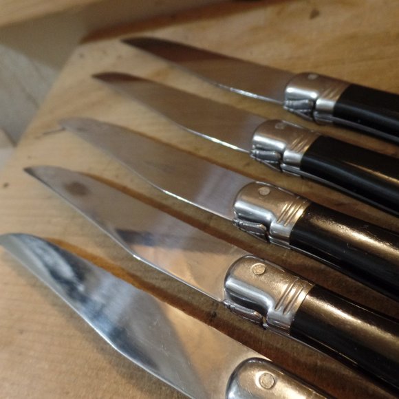 Set of 5 Barenthal L’Artet La Table France Bee Handle Steak Knives Set - Picture 11 of 11